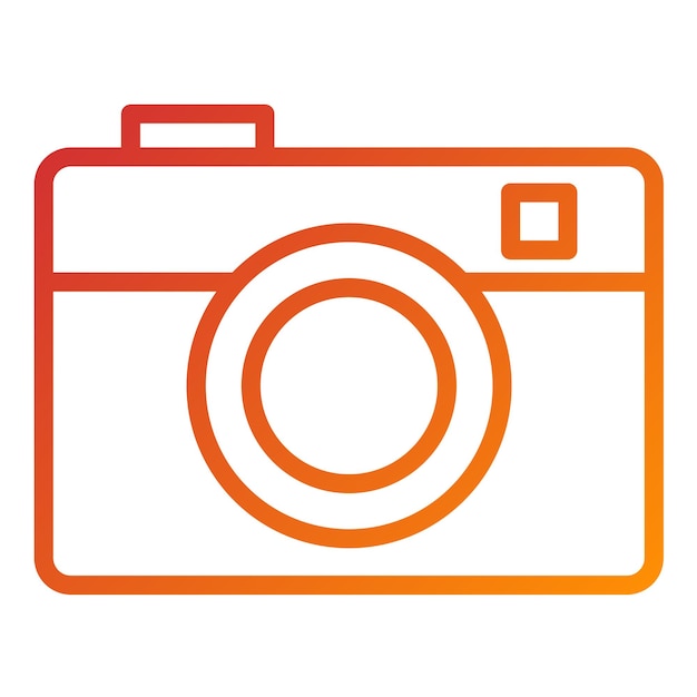 Vectorontwerp Icon stijl van de fotocamera