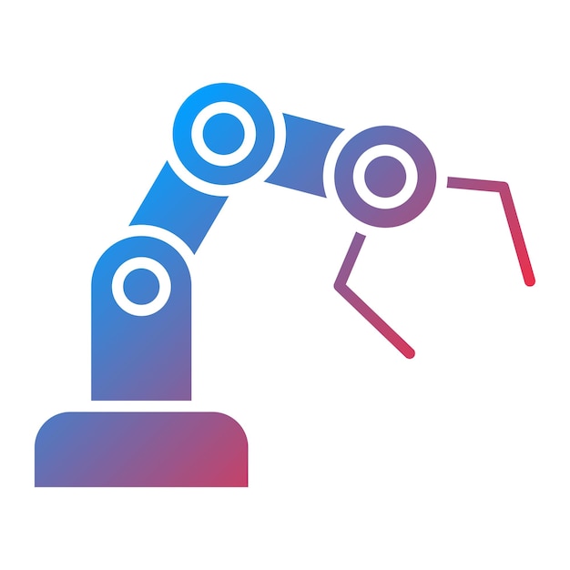 Vectorontwerp Icon stijl van de mechanische arm