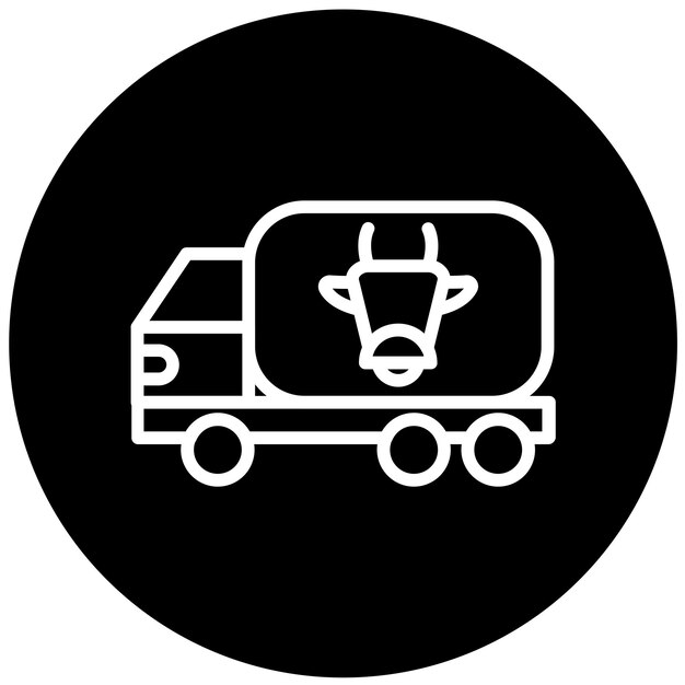 Vectorontwerp Icon stijl van de melktank