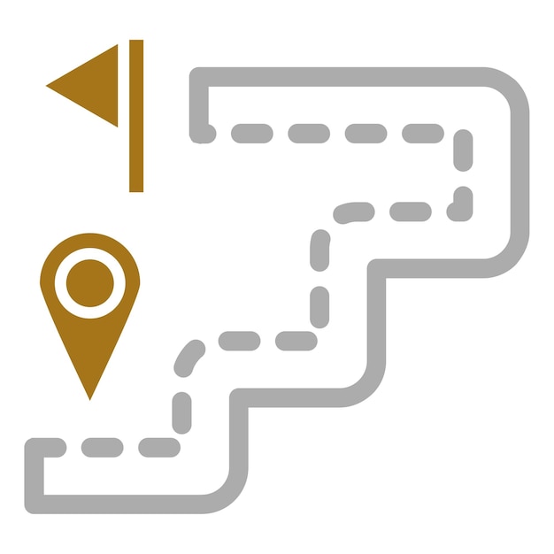 Vectorontwerp Icon stijl van de reis