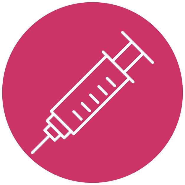 Vectorontwerp Icon stijl van de spuit
