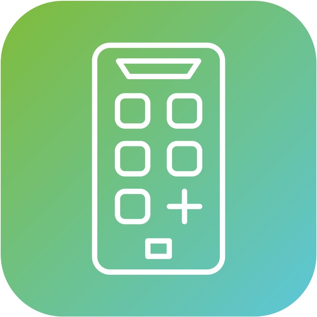 Vectorontwerp Icon stijl van mobiele app