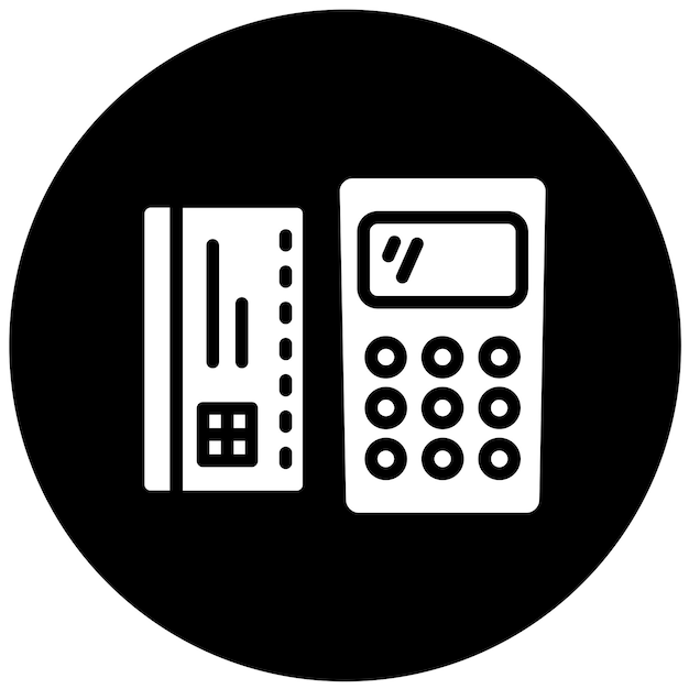 Vectorontwerp Icon stijl voor elektronische betalingen