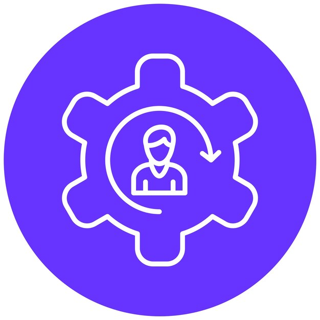 Vectorontwerp Icon stijl voor het vasthouden van klanten