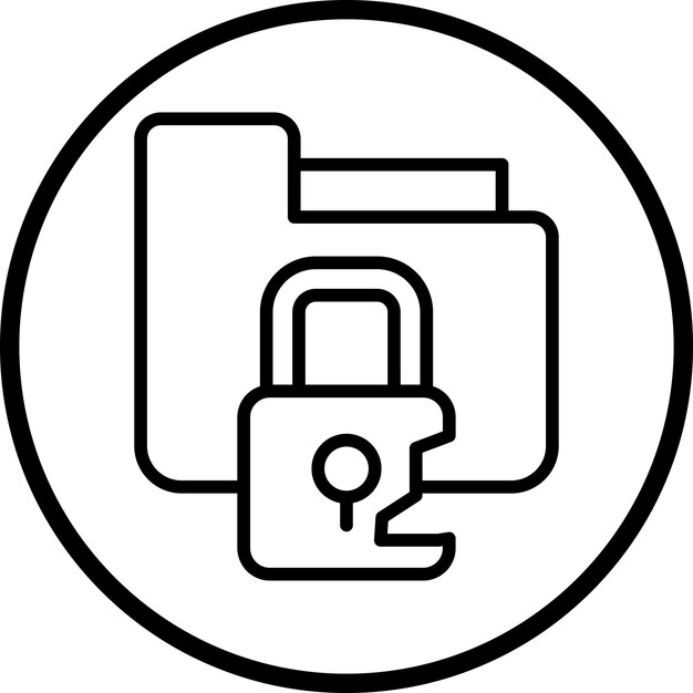 Vectorontwerp Icon stijl voor inbreuk op persoonlijke gegevens