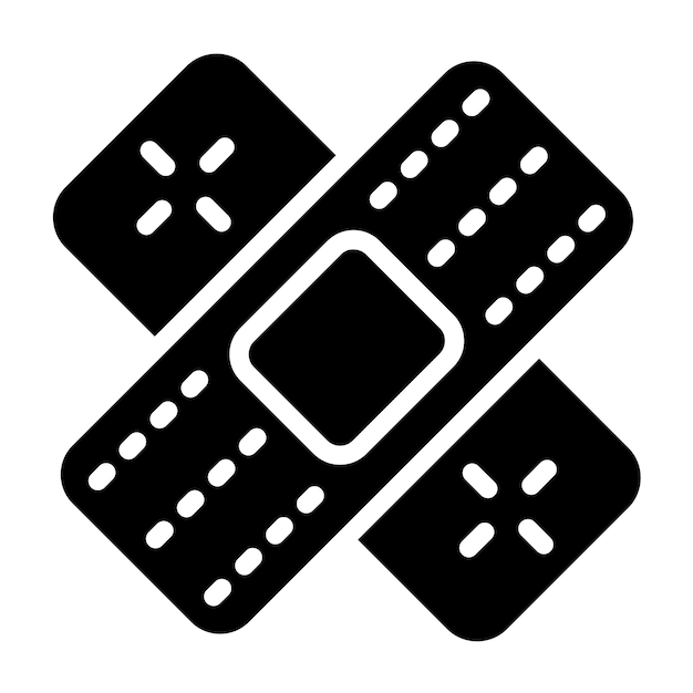 Vectorontwerp Icon stijl voor wondverzorging