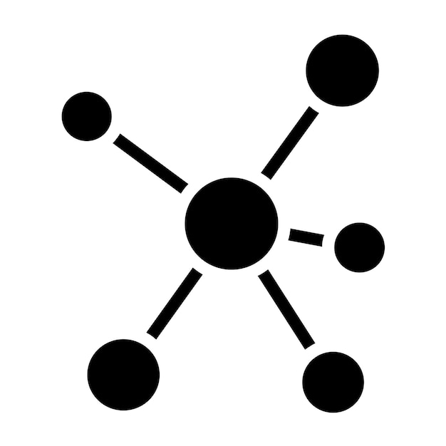 Vectorontwerp Icon Style van het netwerk