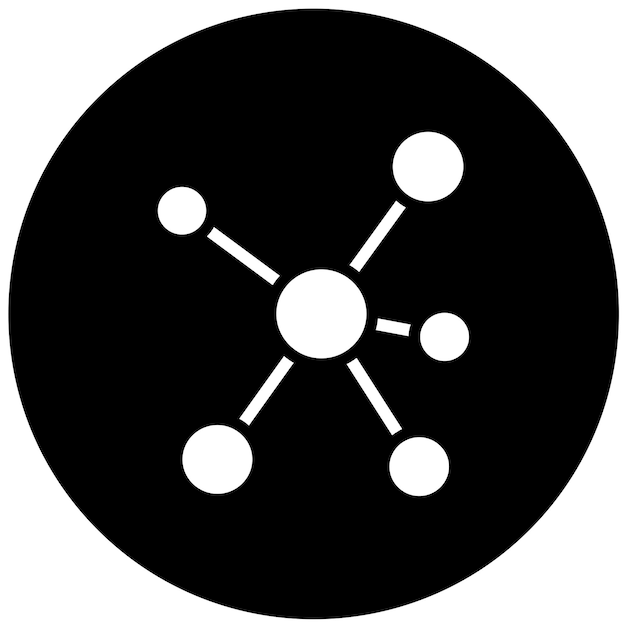 Vectorontwerp Icon Style van het netwerk