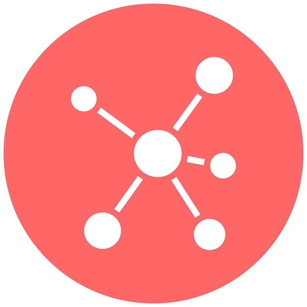 Vectorontwerp Icon Style van het netwerk