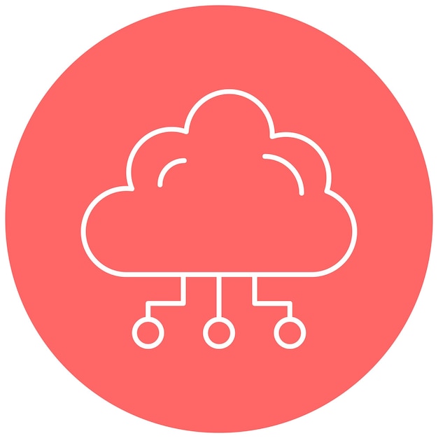 Vectorontwerp Icon Style van het netwerk