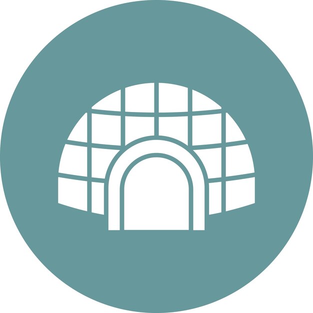 Vectorontwerp Igloo Icon Style