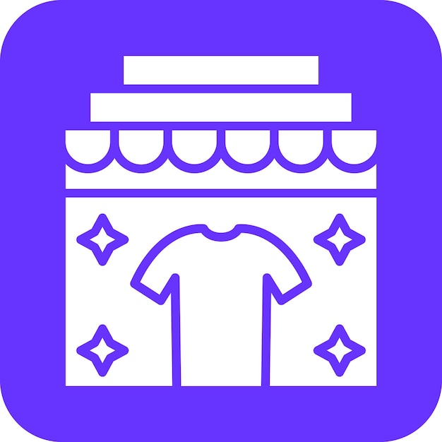 Vectorontwerp in de winkel Display Icon Style