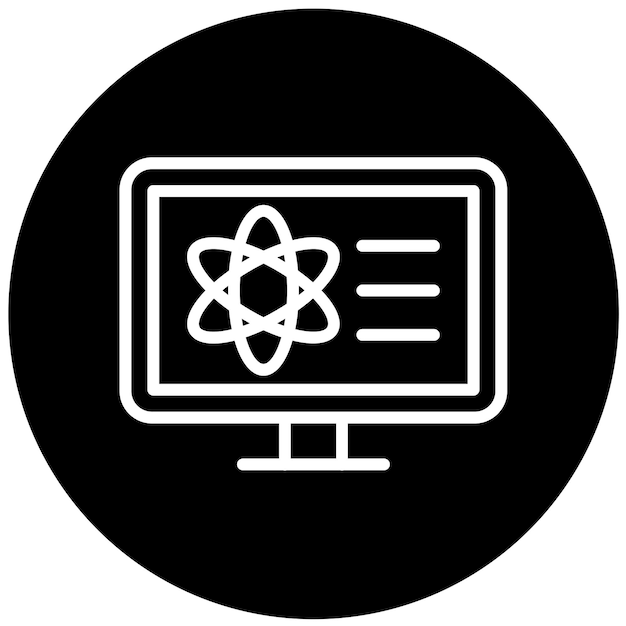 Vectorontwerp Informatica Icon Stijl