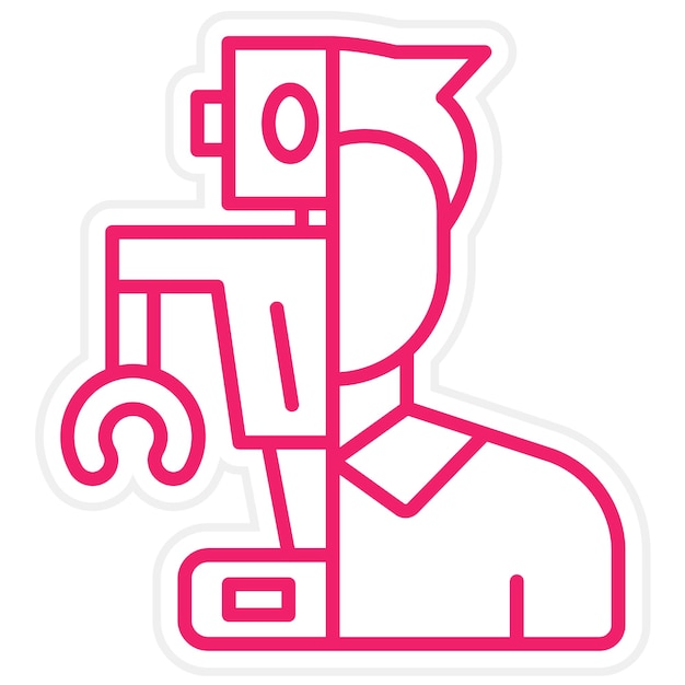 Vectorontwerp Informatica Icon Stijl