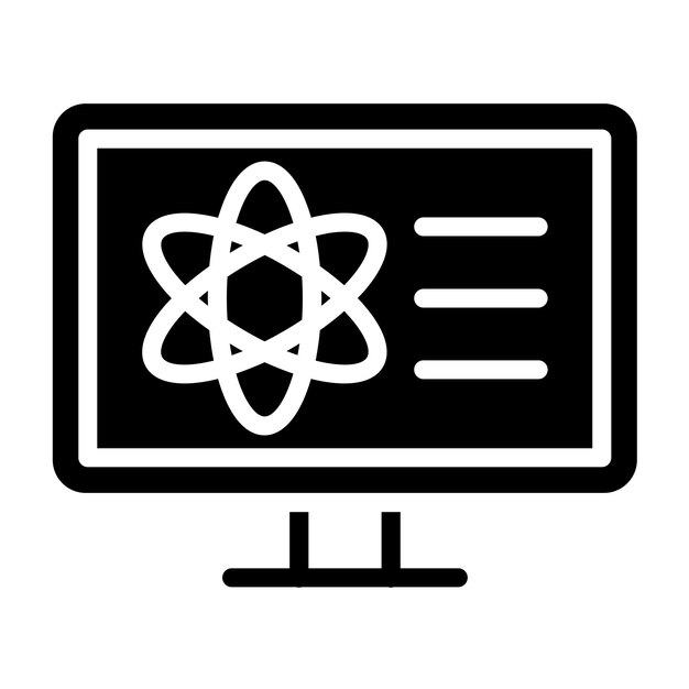 Vectorontwerp Informatica Icon Stijl