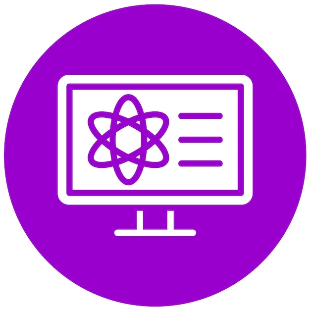 Vectorontwerp Informatica Icon Stijl