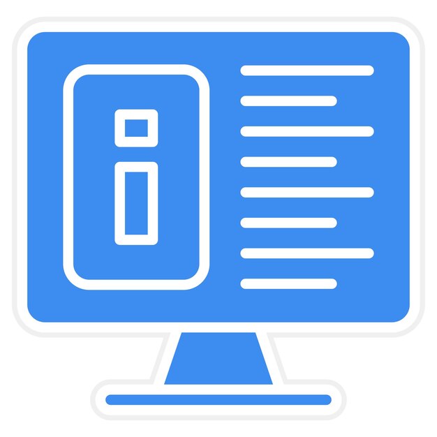 Vectorontwerp Informatie Icon Stijl