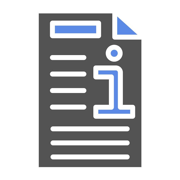 Vectorontwerp Informatie Icon Stijl