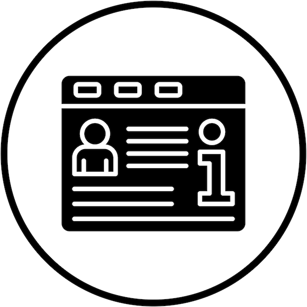 Vectorontwerp Informatie Icon Stijl