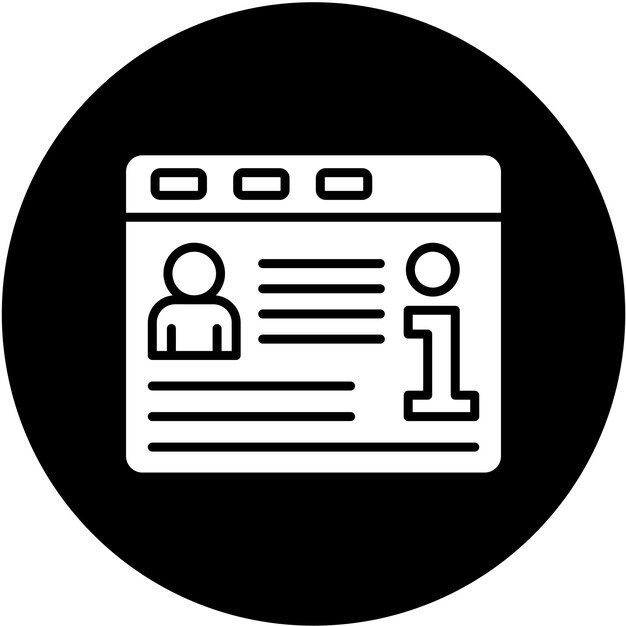 Vectorontwerp Informatie Icon Stijl
