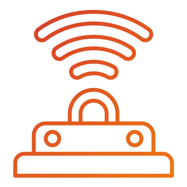 Vectorontwerp Infrarood Icon Stijl
