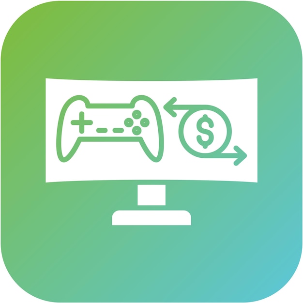 Vectorontwerp InGame Transacties Icon Style