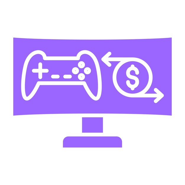 Vectorontwerp InGame Transacties Icon Style