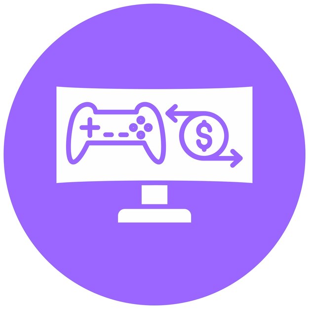 Vectorontwerp InGame Transacties Icon Style