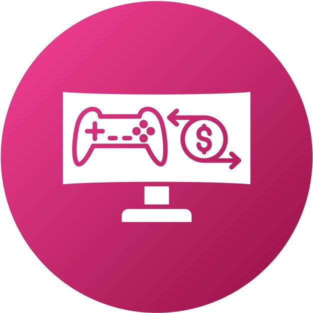 Vectorontwerp InGame Transacties Icon Style