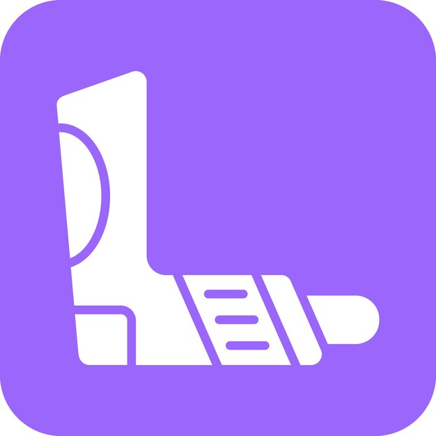 Vectorontwerp Inhalator Icon Style