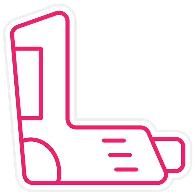 Vectorontwerp Inhalator Icon Style