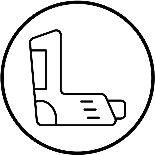 Vectorontwerp Inhalator Icon Style