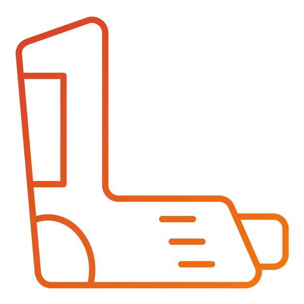 Vectorontwerp Inhalator Icon Style