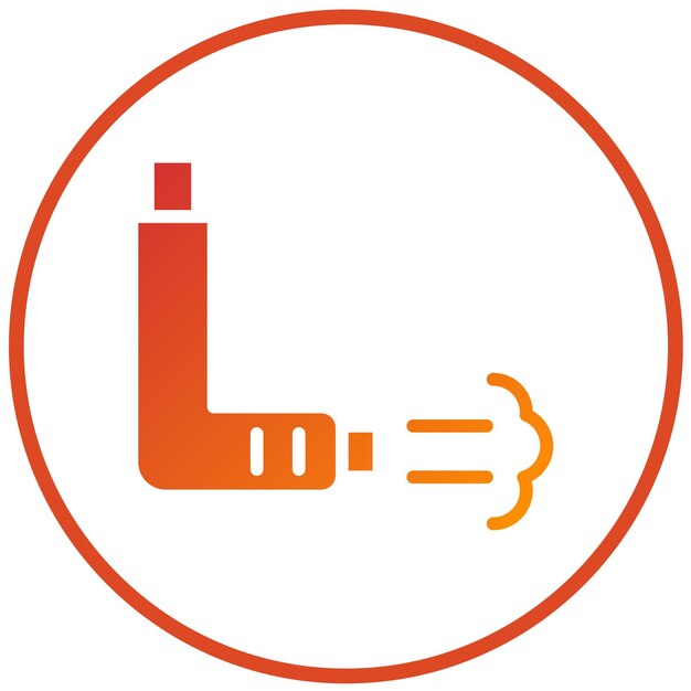 Vectorontwerp Inhalator Icon Style