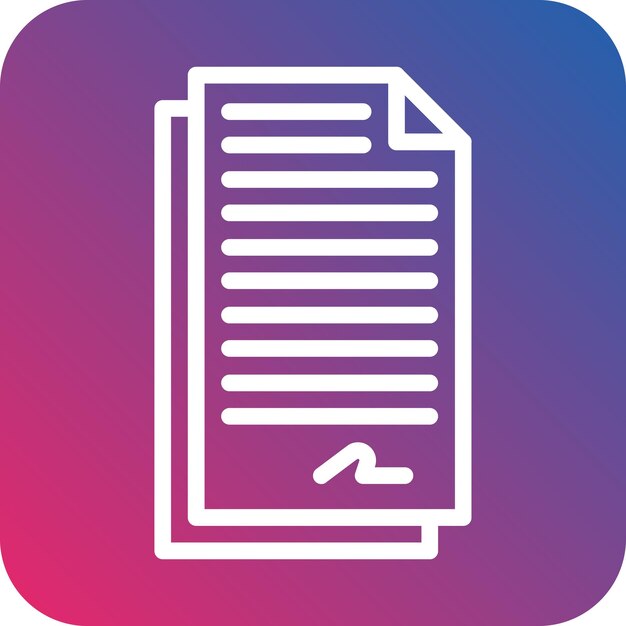Vectorontwerp Inschrijving Icon Stijl