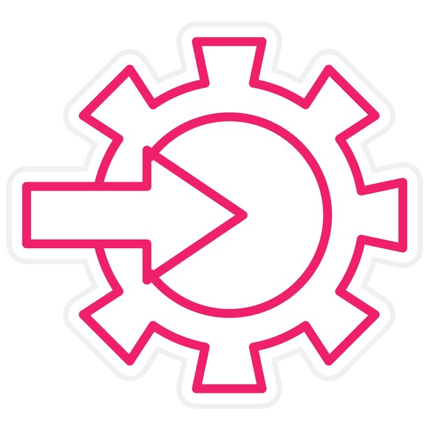 Vectorontwerp Integratie Icon Stijl