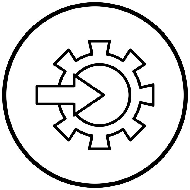 Vectorontwerp Integratie Icon Stijl