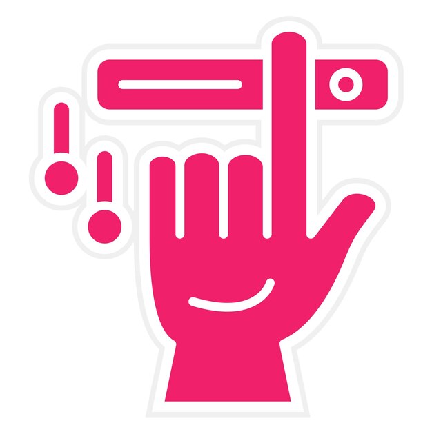 Vectorontwerp Interactie Icon Stijl