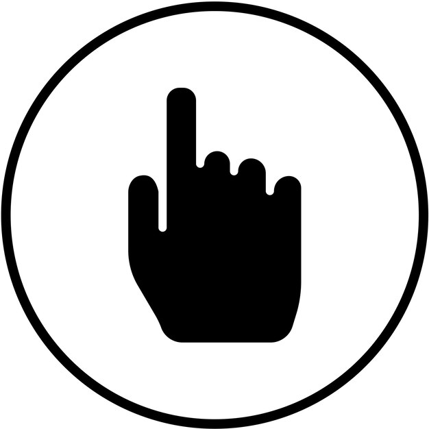 Vectorontwerp Interactieve cursor icoon stijl