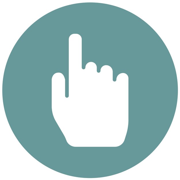 Vectorontwerp Interactieve cursor icoon stijl