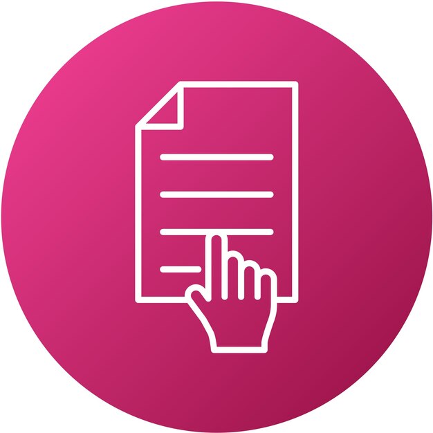 Vectorontwerp Interactieve inhoud Icon Style