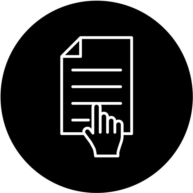Vectorontwerp Interactieve inhoud Icon Style