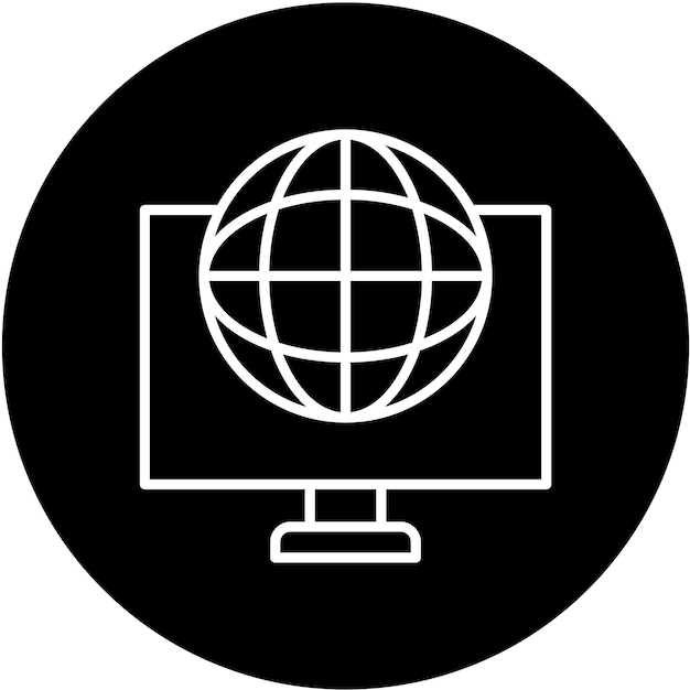 Vectorontwerp Internet Icon Style