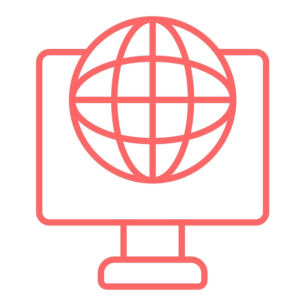 Vectorontwerp Internet Icon Style