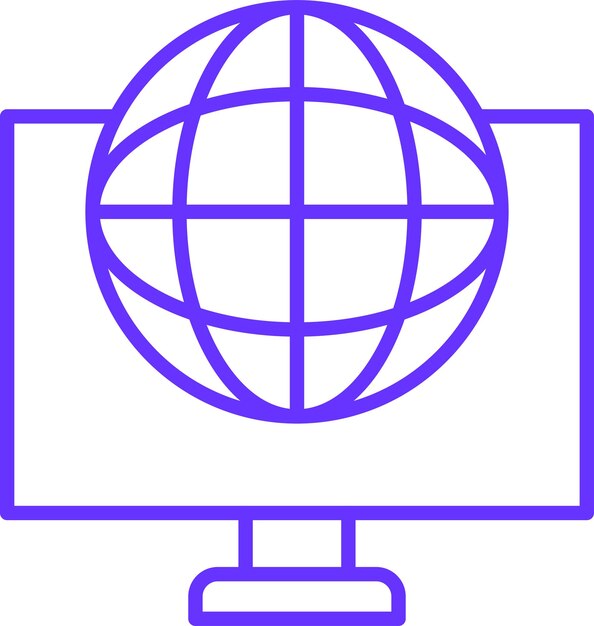 Vectorontwerp Internet Icon Style