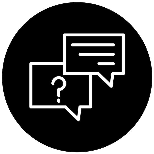 Vectorontwerp Interview Icon Style