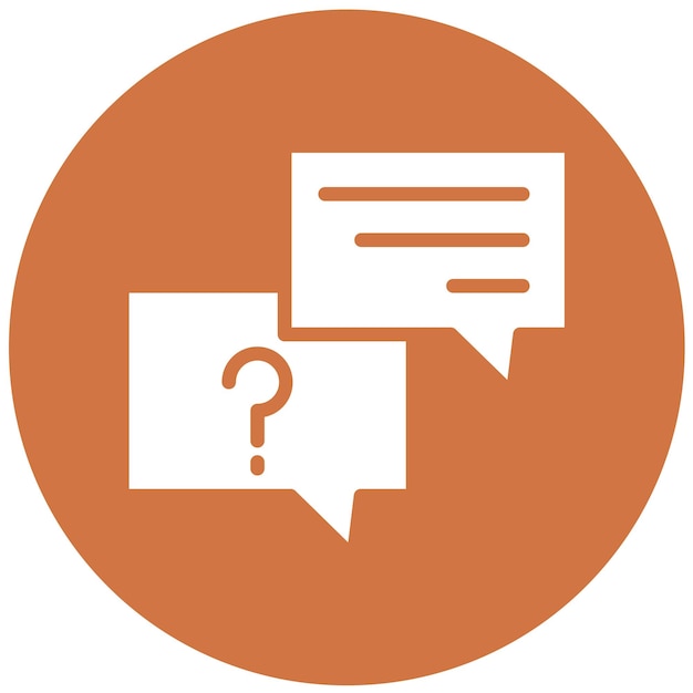 Vectorontwerp Interview Icon Style