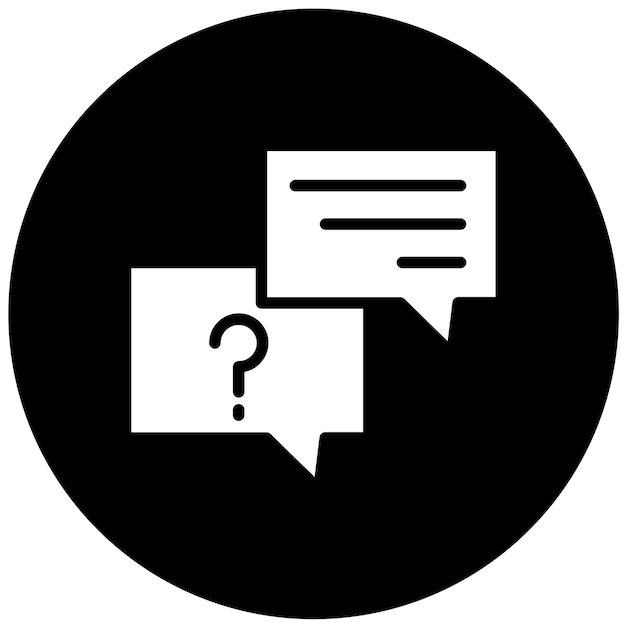 Vectorontwerp Interview Icon Style