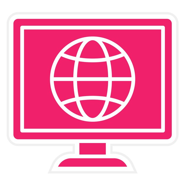 Vectorontwerp Intranet Icon Style