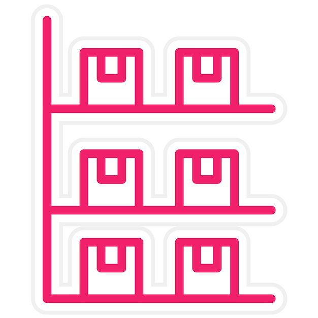 Vectorontwerp Inventaris Icon Stijl
